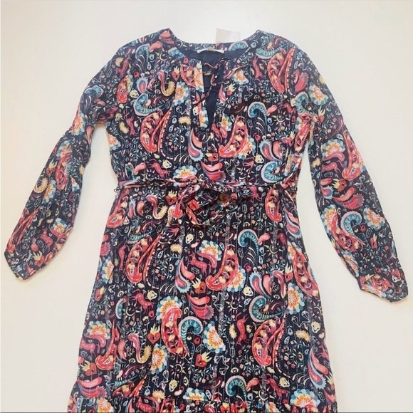 NWT Ann Taylor LOFT Dress Enchanted Forest Magical Evil Eye Unicorn Mystical Med - Picture 4 of 16